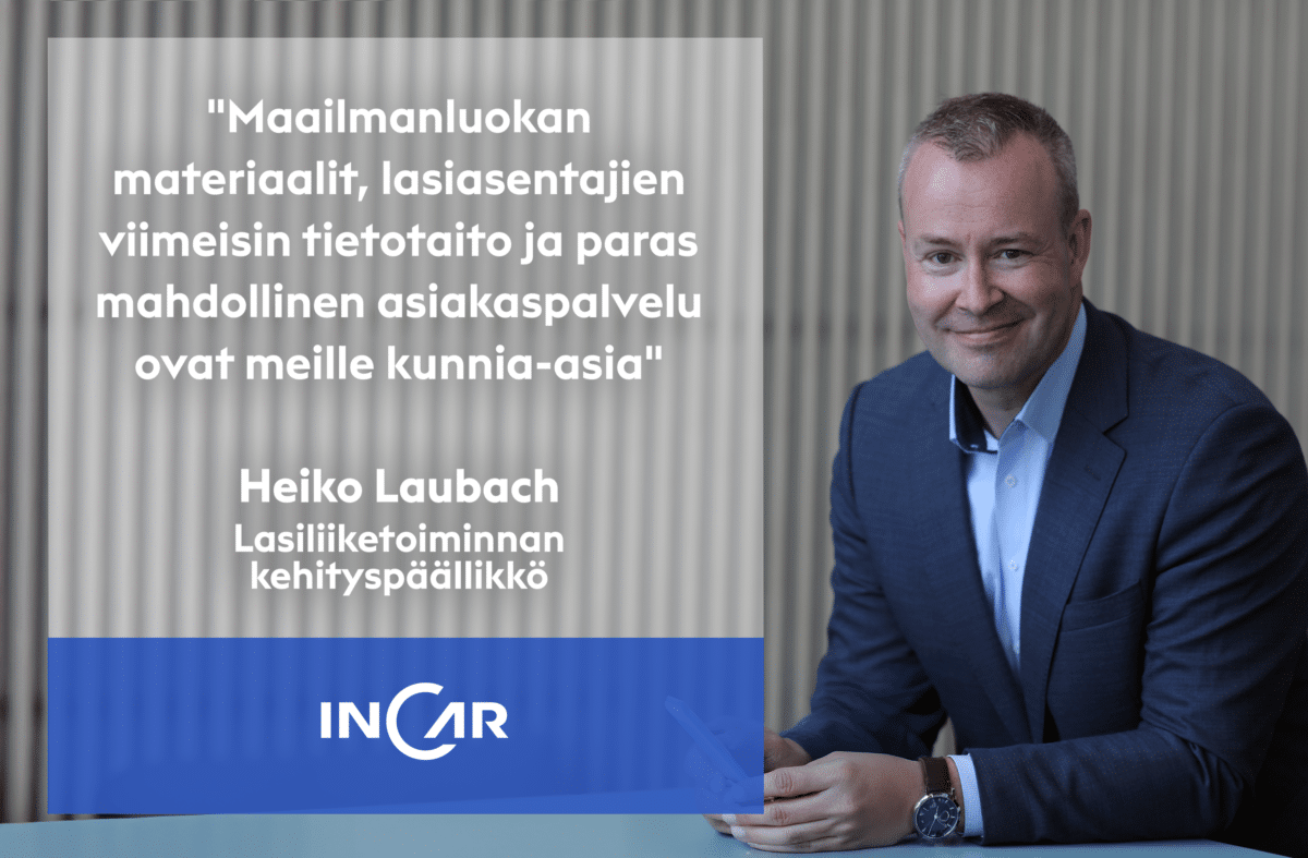 Kun kiveniskemä yllättää – InCarin 65 lasipalvelupistettä auttaa