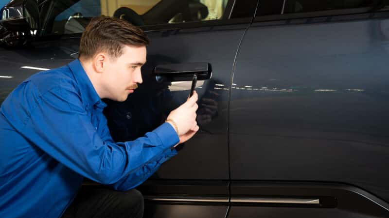 Auton lommon korjaus ja oikaisu – katso hinta