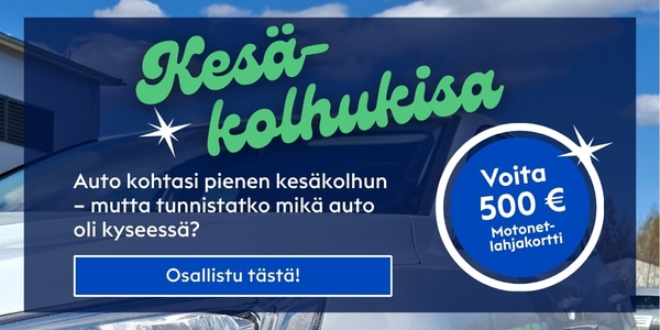 Kesäkolhukisa – Auto kohtasi pienen kesäkolhun, mutta tunnistatko mikä auto oli kyseessä? Kesäkolhukisa – Auto kohtasi pienen kesäkolhun, mutta tunnistatko mikä auto oli kyseessä?